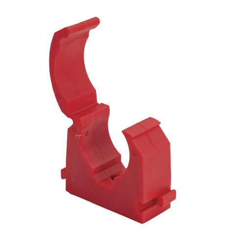 Single Hinged Clip - Red