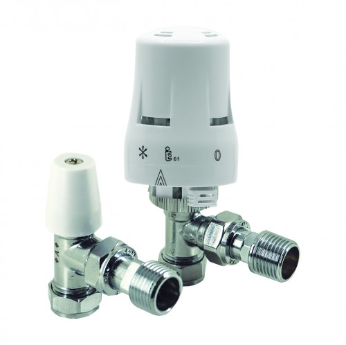 Thermostatic Radiator Valve & Lockshield Pack