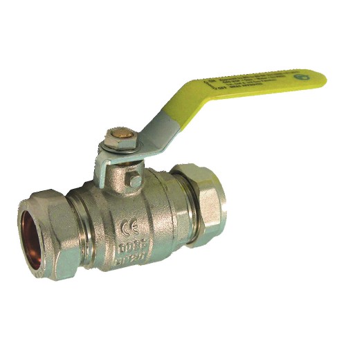 Lever Ball Valves (Yellow Handle)