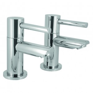 Asti Lever Bath Taps Chrome (Pair) 