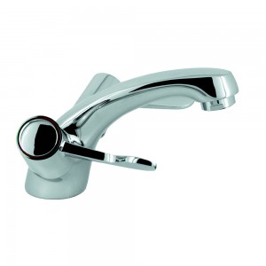 Base Lever Mono Basin Mixer cw Clicker Waste CP