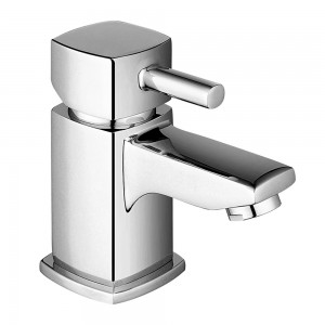 Cubica Mini Mono Basin Mixer cw Clicker Waste CP