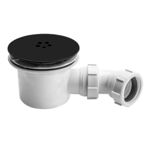 90mm Shower Waste Black